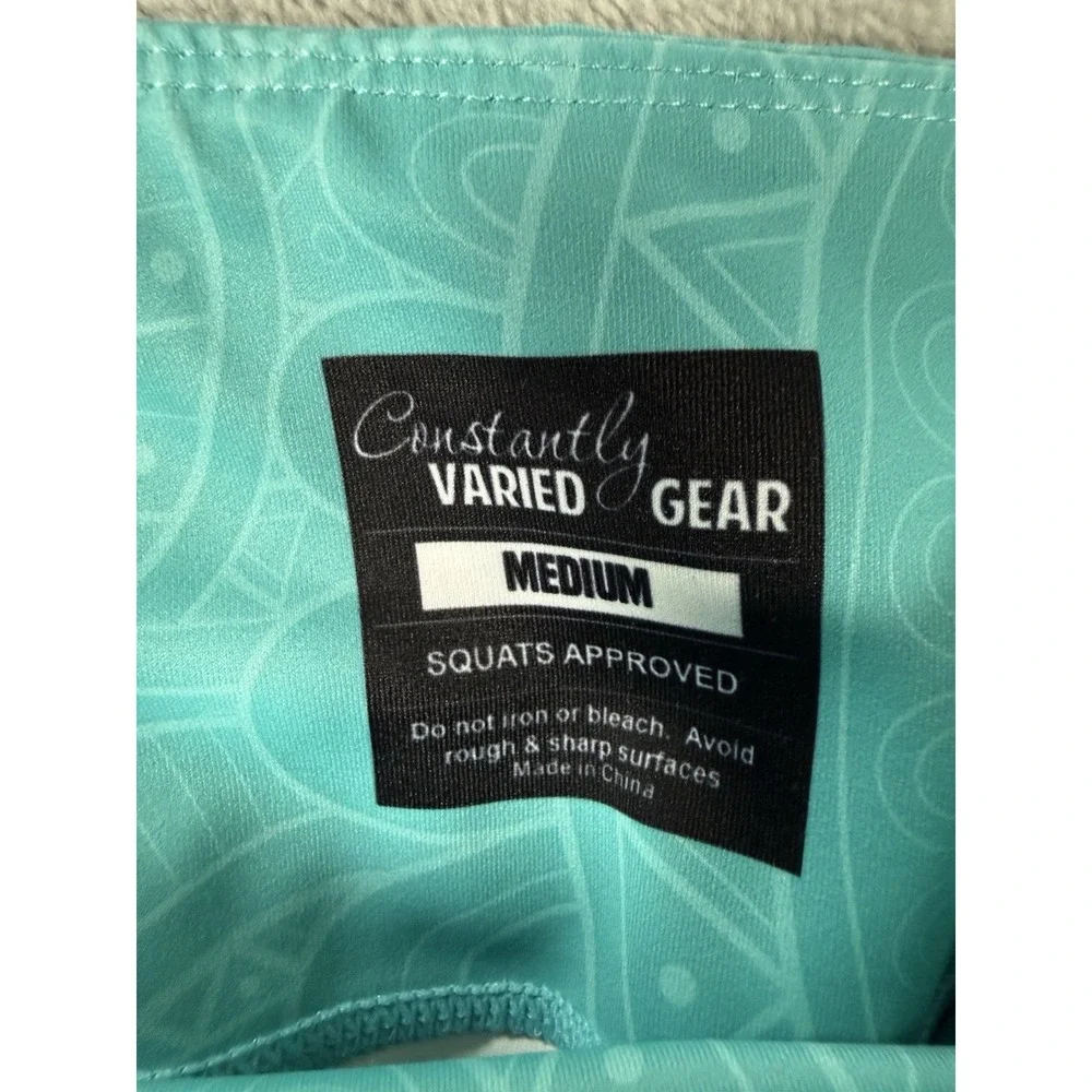 Constantly Varied Gear Leggings Womens‎ Medium Blue Capri 20